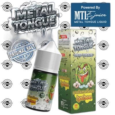 METAL WATERMELON LYCHEE SALT بطيخ ليتشي